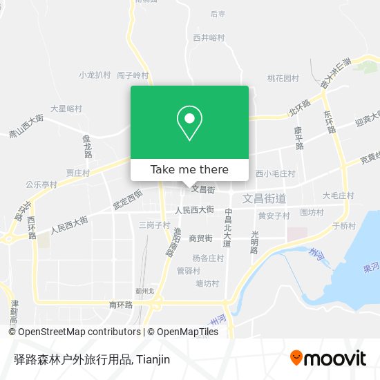 驿路森林户外旅行用品 map