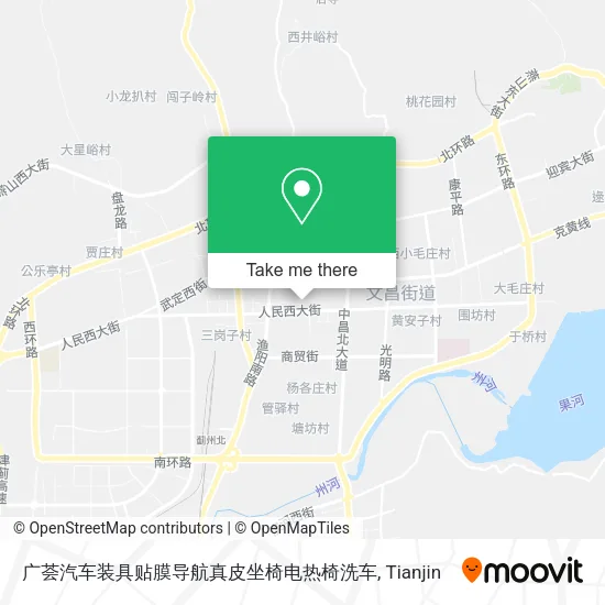 广荟汽车装具贴膜导航真皮坐椅电热椅洗车 map