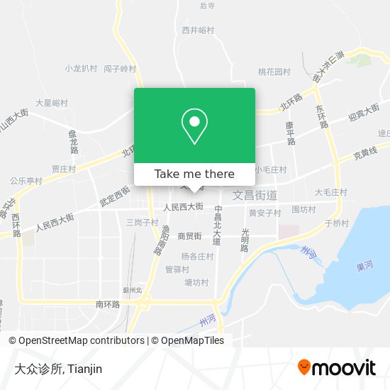 大众诊所 map