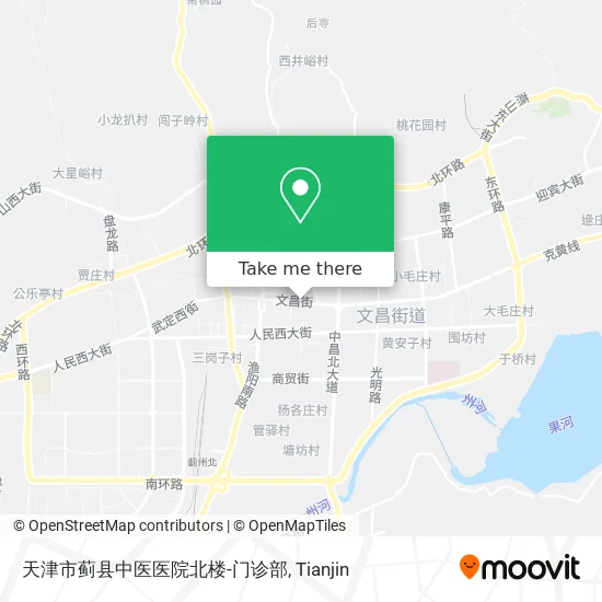 天津市蓟县中医医院北楼-门诊部 map