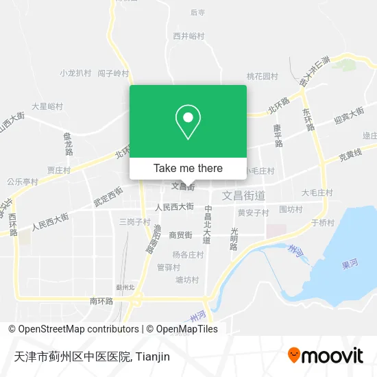天津市蓟州区中医医院 map