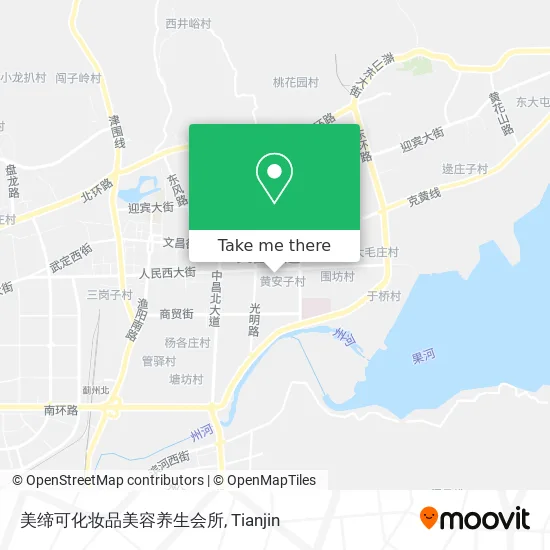 美缔可化妆品美容养生会所 map