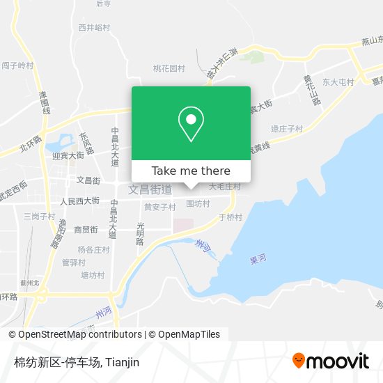 棉纺新区-停车场 map
