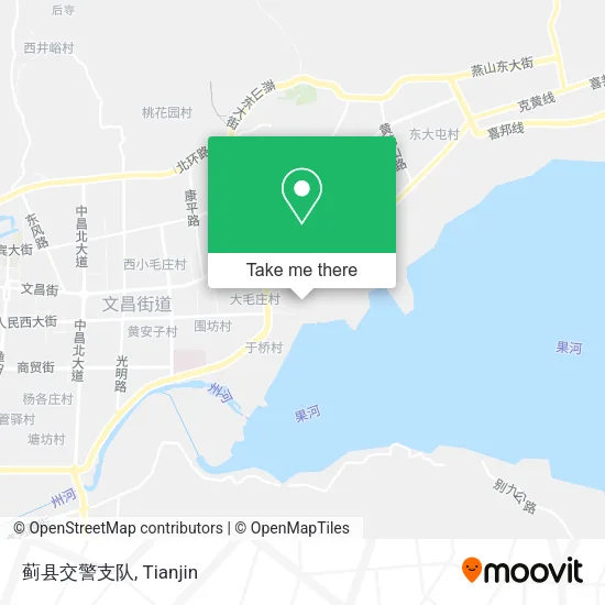 蓟县交警支队 map