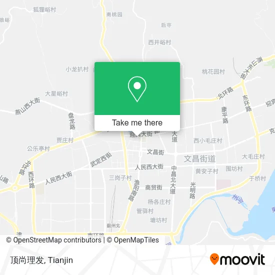 顶尚理发 map