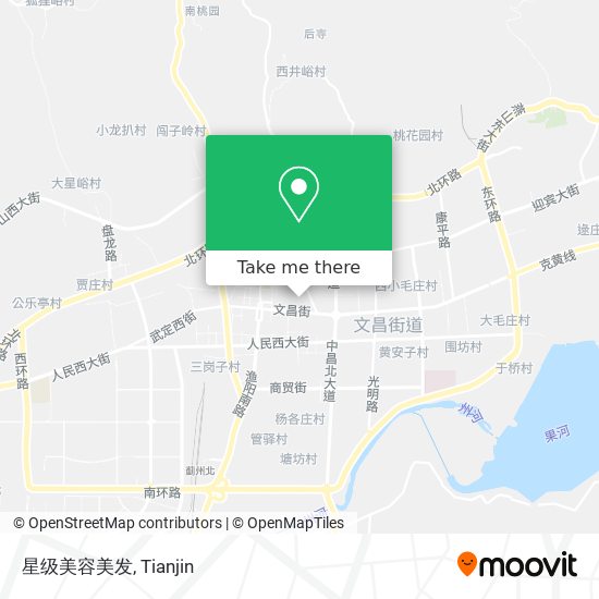星级美容美发 map