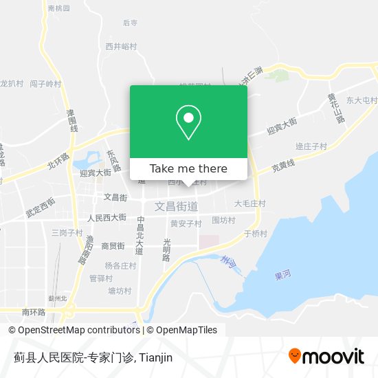 蓟县人民医院-专家门诊 map