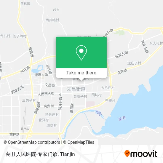 蓟县人民医院-专家门诊 map