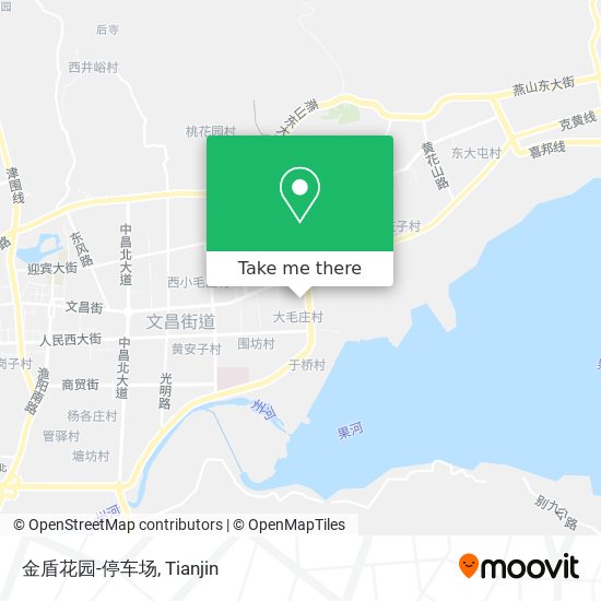 金盾花园-停车场 map