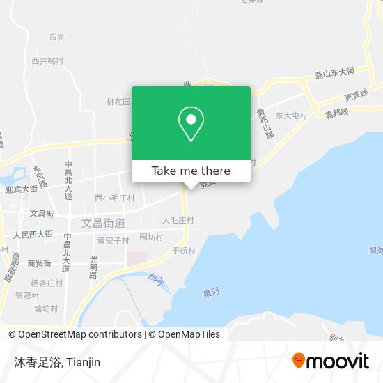 沐香足浴 map