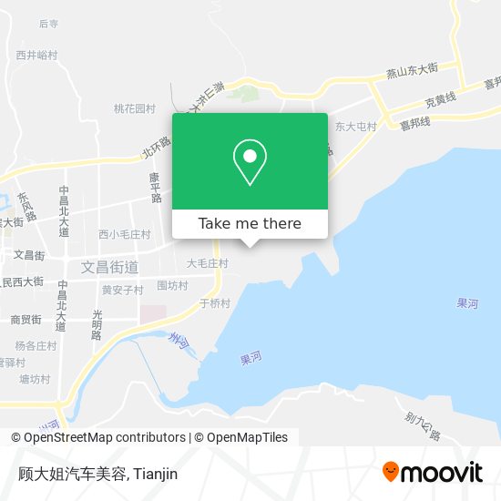 顾大姐汽车美容 map