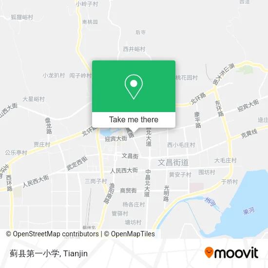蓟县第一小学 map