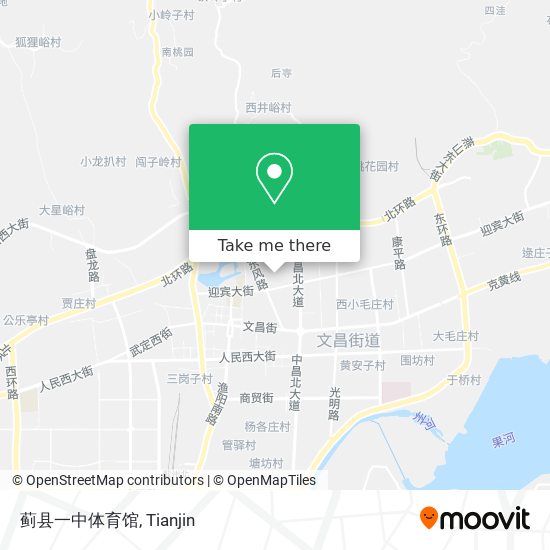蓟县一中体育馆 map