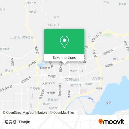 迎宾桥 map