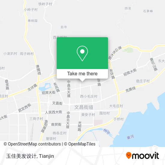 玉佳美发设计 map