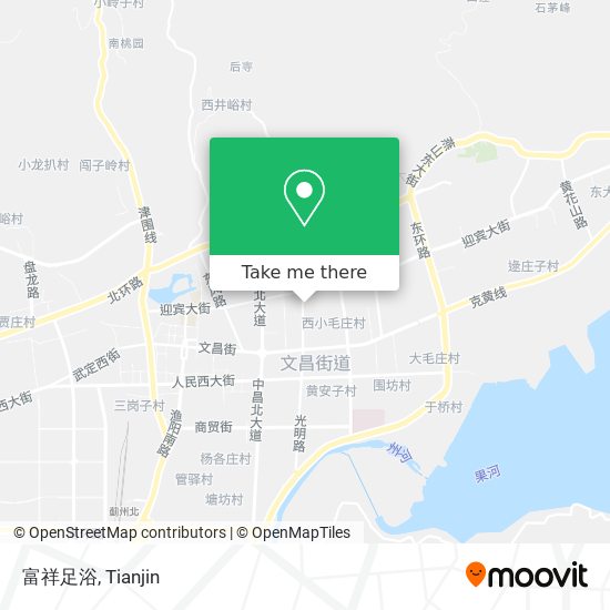 富祥足浴 map