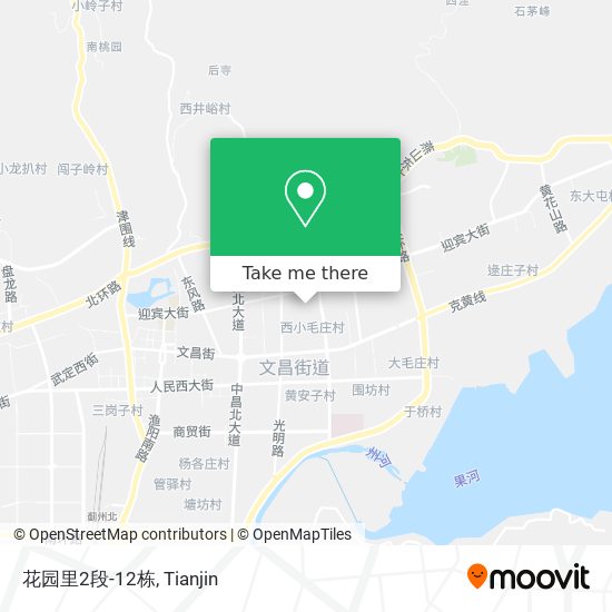 花园里2段-12栋 map
