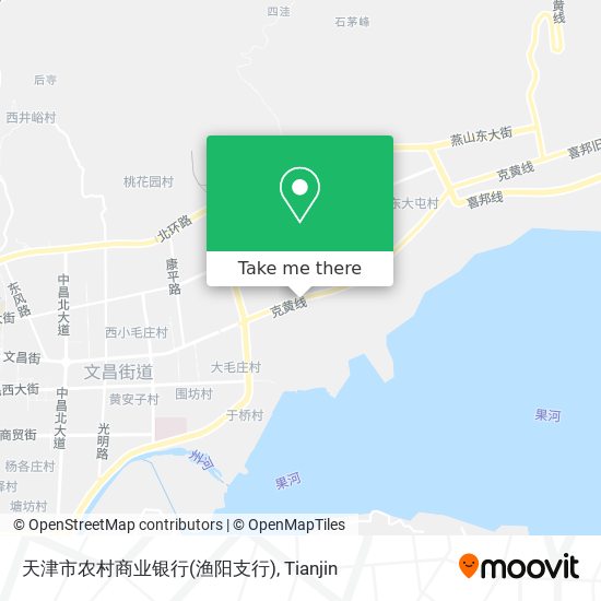 天津市农村商业银行(渔阳支行) map