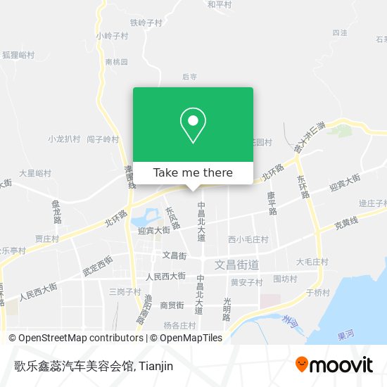 歌乐鑫蕊汽车美容会馆 map