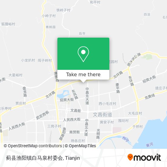 蓟县渔阳镇白马泉村委会 map