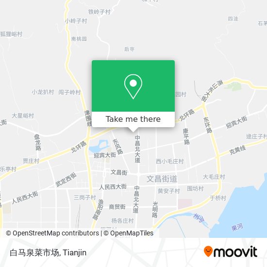白马泉菜市场 map