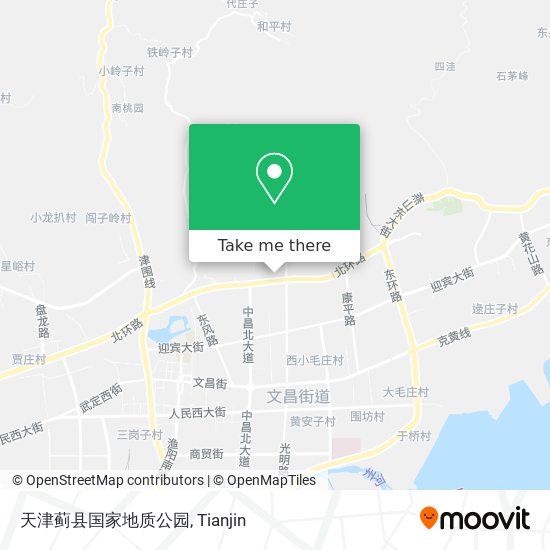 天津蓟县国家地质公园 map