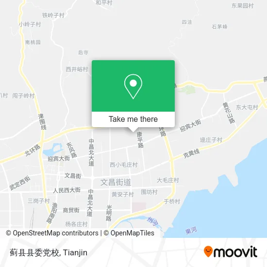 蓟县县委党校 map