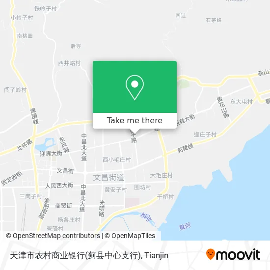 天津市农村商业银行(蓟县中心支行) map