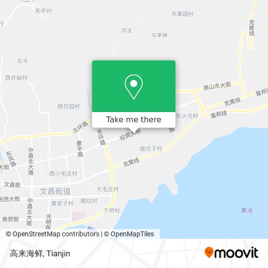 高来海鲜 map