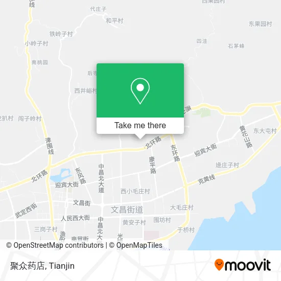 聚众药店 map
