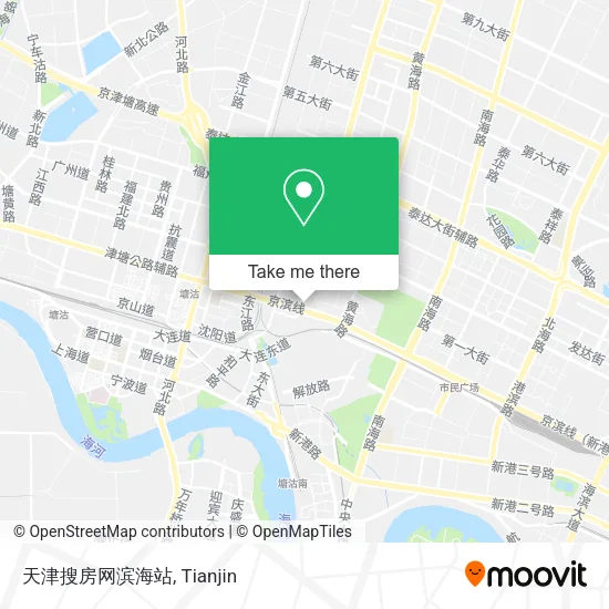 天津搜房网滨海站 map