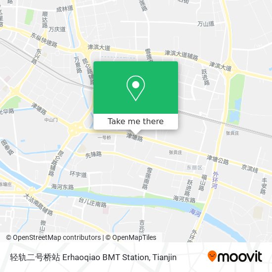 轻轨二号桥站 Erhaoqiao BMT Station map
