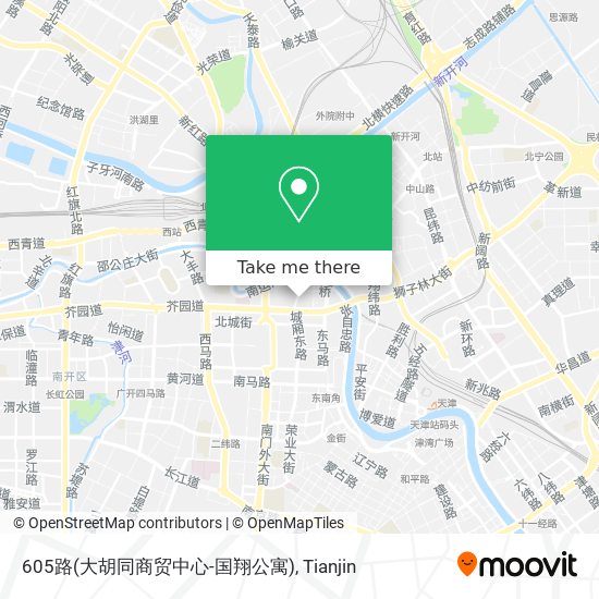 605路(大胡同商贸中心-国翔公寓) map