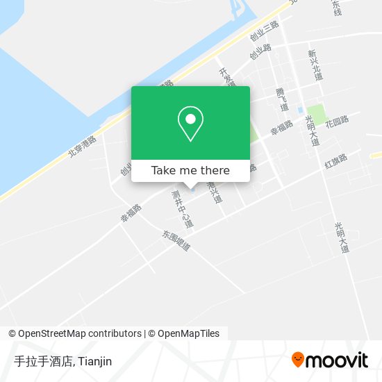 手拉手酒店 map