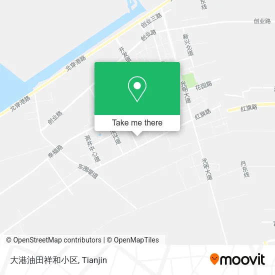 大港油田祥和小区 map