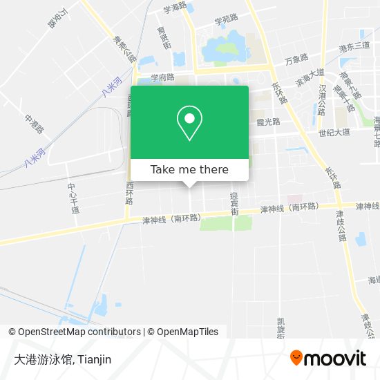 大港游泳馆 map