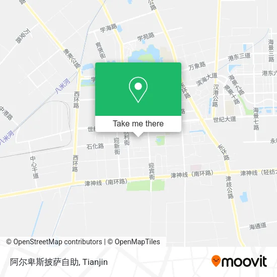 阿尔卑斯披萨自助 map