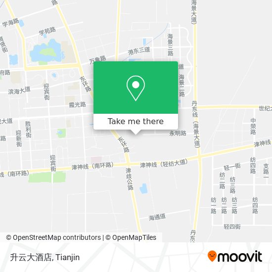 升云大酒店 map