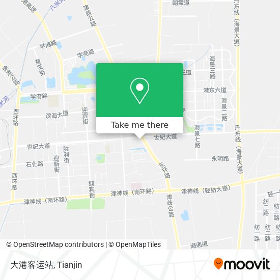 大港客运站 map