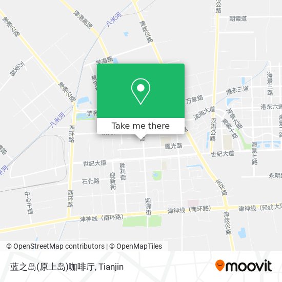 蓝之岛(原上岛)咖啡厅 map