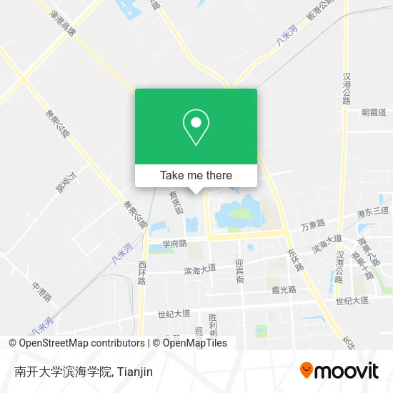南开大学滨海学院 map