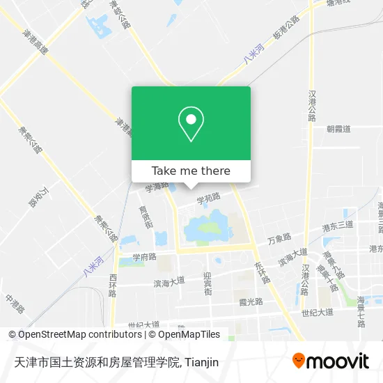 天津市国土资源和房屋管理学院 map
