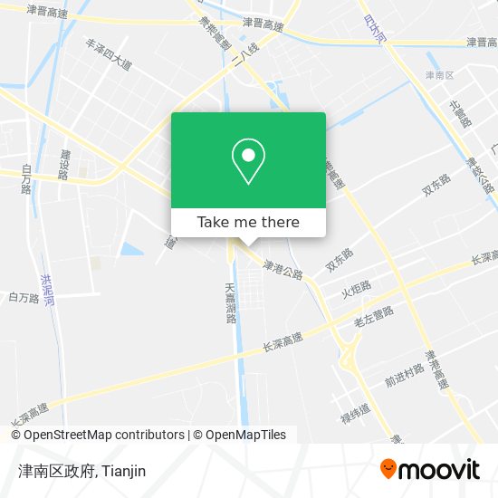 津南区政府 map