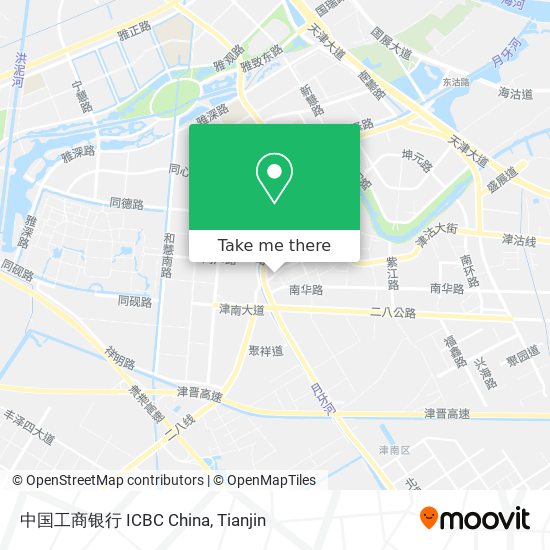 中国工商银行 ICBC China map