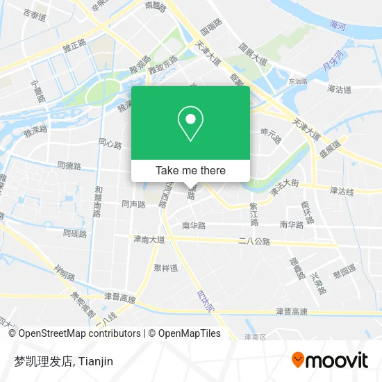 梦凯理发店 map