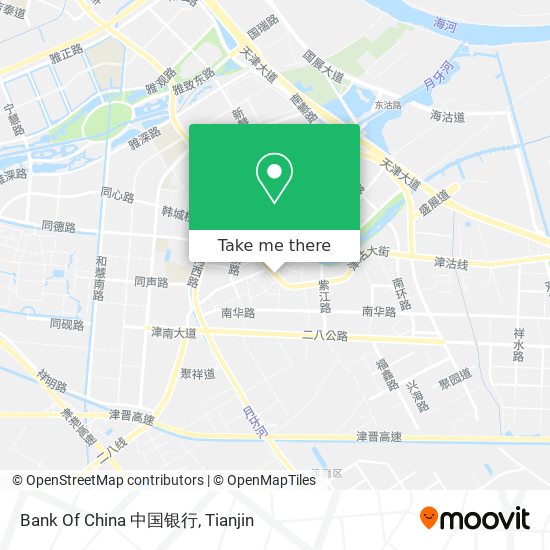 Bank Of China 中国银行 map