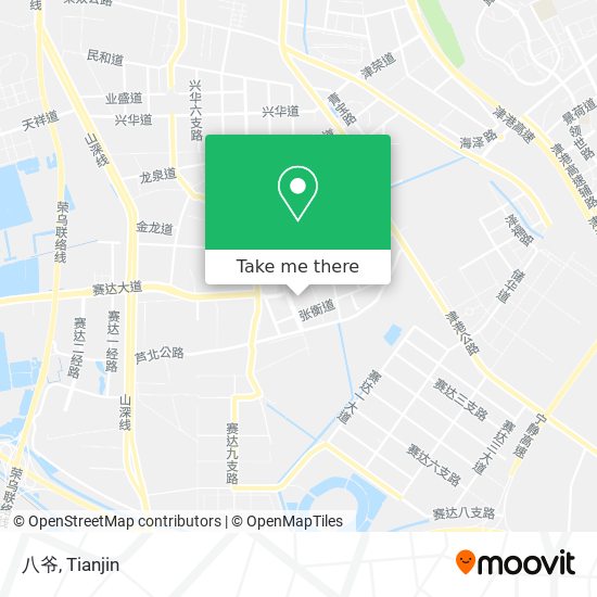 八爷 map