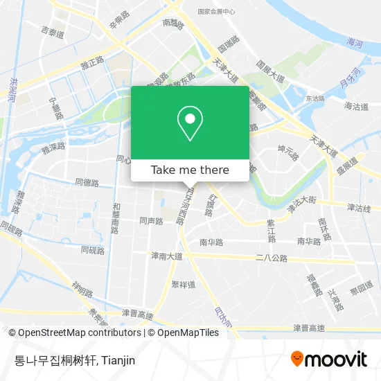 통나무집桐树轩 map