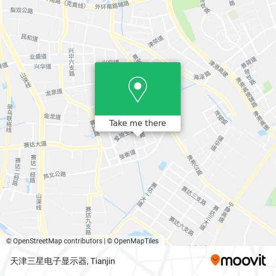 天津三星电子显示器 map