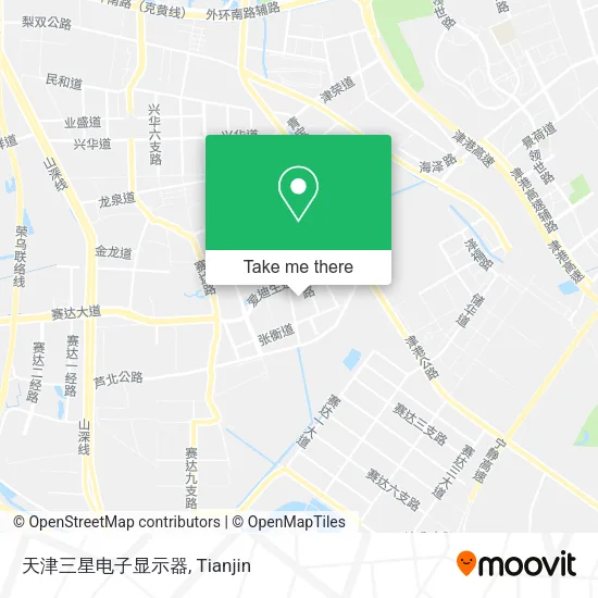 天津三星电子显示器 map